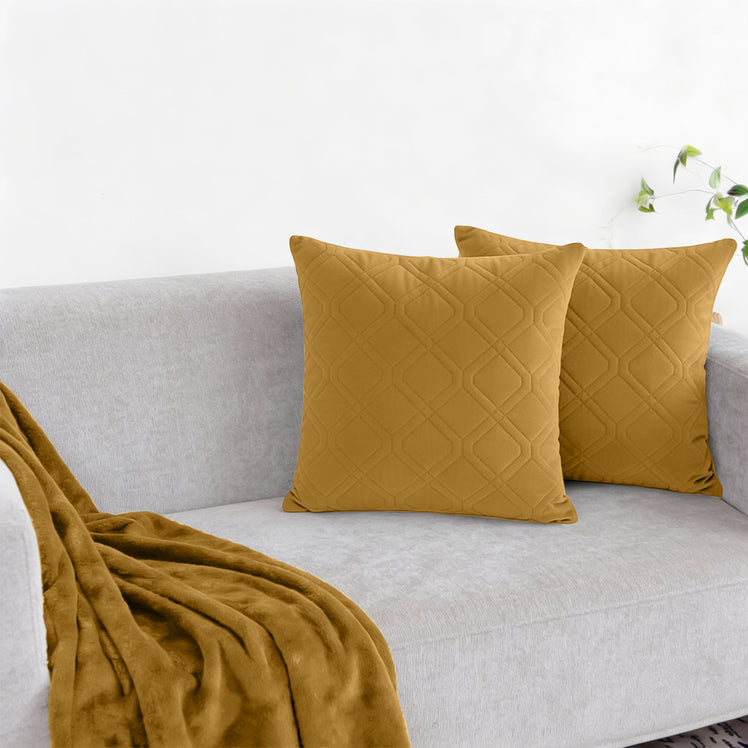 Velvet Embossed Cushion Covers Diamond