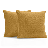 Velvet Embossed Pattern Cushion Covers Pebbles
