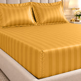 Dobby Stripe Fitted Sheet 40CM
