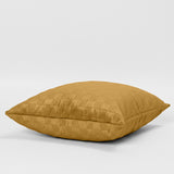 Velvet Embossed Pattern Cushion Covers Check