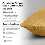 Velvet Embossed Pattern Cushion Covers Check