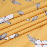 Printed Duvet Cover Set Ochre Flower