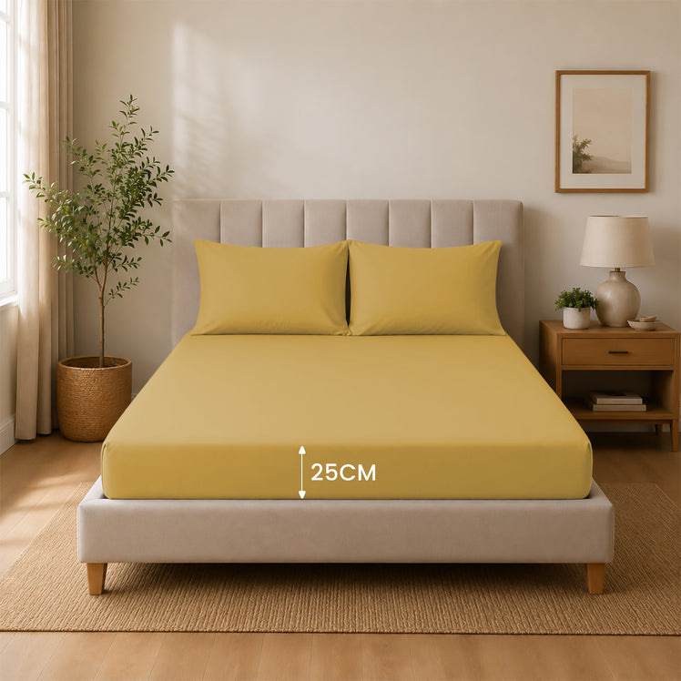 Extra Deep Fitted Sheets 25cm, 30cm & 40cm