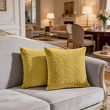 Velvet Embossed Pattern Cushion Covers Pebbles