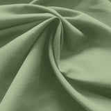 Olive Green Pillow Cases Plain Pair