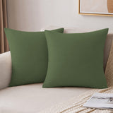 Microfibre Plain Cushion Covers for Sofa & Bed