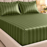Dobby Stripe Fitted Sheet 40CM