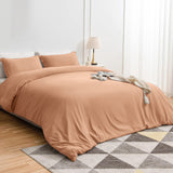 Plain Peach Duvet Cover