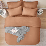 4 Piece Bedding Set Duvet Cover, Pillowcases & Fitted Sheet