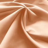 Peach Pillow Cases Plain Pair