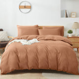 4 Piece Bedding Set Duvet Cover, Pillowcases & Fitted Sheet