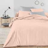 Stripe Duvet Covers Bedding Set with Pillowcases & Fitted Sheet