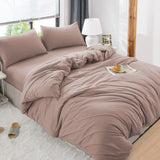 4 Piece Bedding Set Duvet Cover, Pillowcases & Fitted Sheet