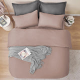 4 Piece Bedding Set Duvet Cover, Pillowcases & Fitted Sheet