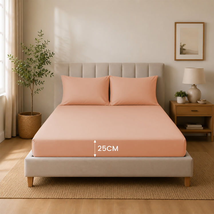 Extra Deep Fitted Sheets 25cm, 30cm & 40cm