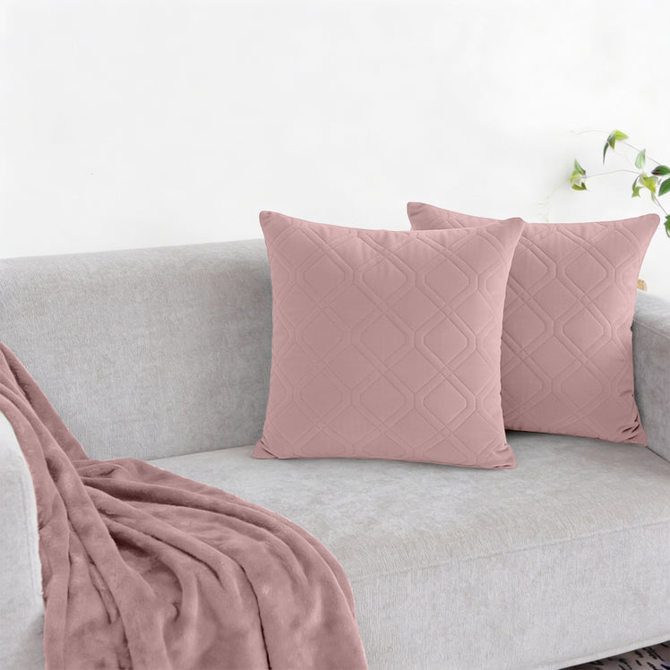 Velvet Embossed Cushion Covers Diamond