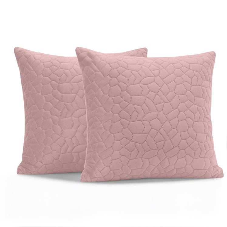 Velvet Embossed Pattern Cushion Covers Pebbles