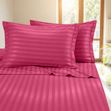 Dobby Stripe Fitted Sheet 40CM