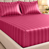 Dobby Stripe Fitted Sheet 40CM