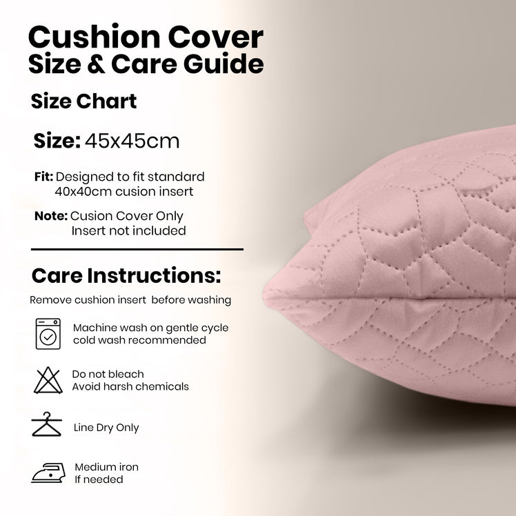Velvet Embossed Pattern Cushion Covers Pebbles