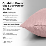 Velvet Embossed Pattern Cushion Covers Check