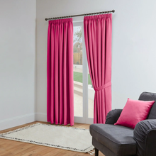 Pink Blackout Curtains Pencil Pleat