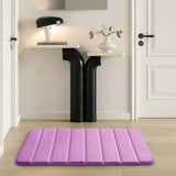 Memory Foam Bath Mat Purple