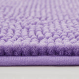 Chenille Bath Mat Purple