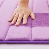 Memory Foam Bath Mat Purple