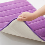 Memory Foam Bath Mat Purple