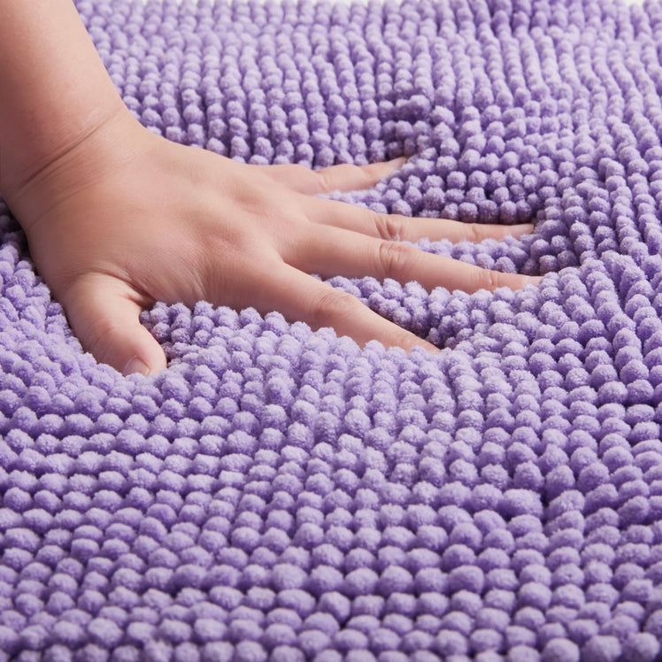 Plush Soft Non-Slip Chenille Bath Mats