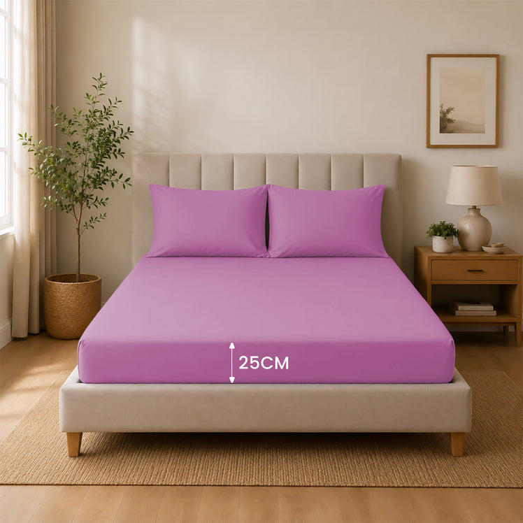 Extra Deep Fitted Sheets 25cm, 30cm & 40cm