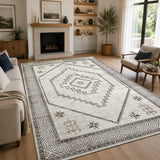 Vintage Large Rug Carpet Cashmere Radiant