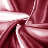 Satin Silk Pillowcases Pair Burgundy