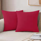 Microfibre Plain Cushion Covers for Sofa & Bed