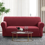Red Stretch Sofa Cover