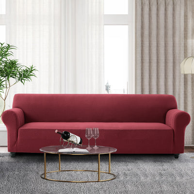 Red Stretch Sofa Cover