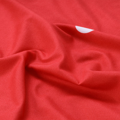 Doted Printed Reversible Duvet Cover Set Red/White