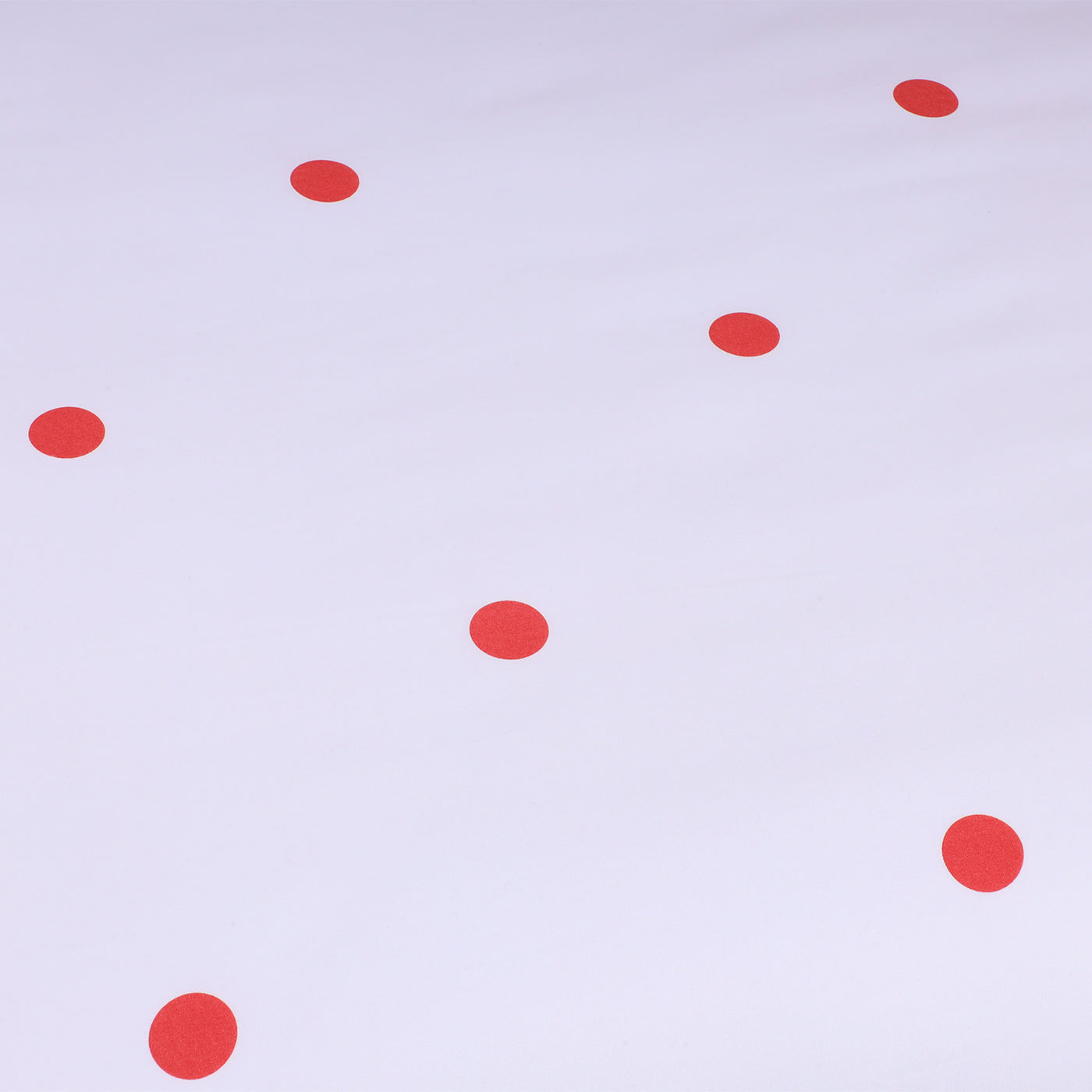 Doted Printed Reversible Duvet Cover Set Red/White