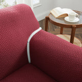 Red Stretch Sofa Cover