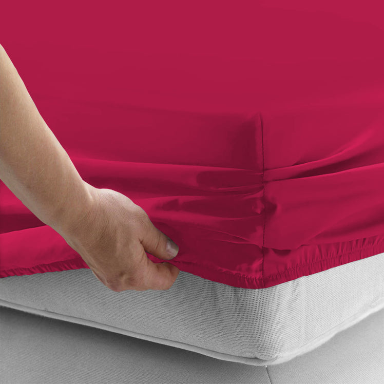 Single Plain Fitted Sheet 40CM) 2-Pack Grey Fitted Bed Sheets Single Double King on Single Plain Fitted Sheet 40CM) 2-Pack Grey Fitted Bed Sheets Single Double King on
