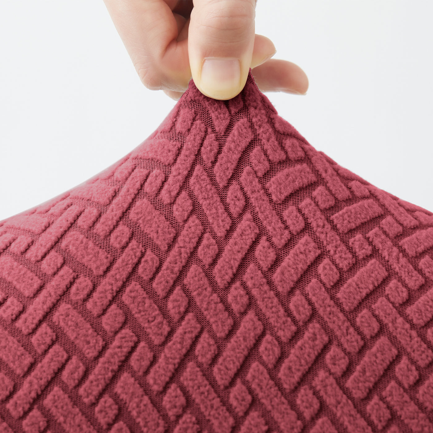 Red Stretch Sofa Cover