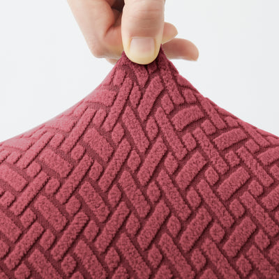 Red Stretch Sofa Cover