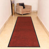 Floor Mats Extra Long Washable Anti Slip Burgundy