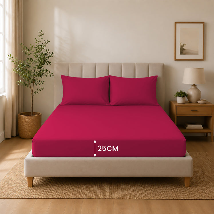 Extra Deep Fitted Sheets 25cm, 30cm & 40cm