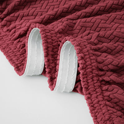 Red Stretch Sofa Cover