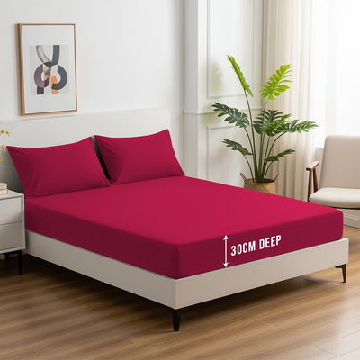 Extra Deep Fitted Sheets 30cm & 40cm