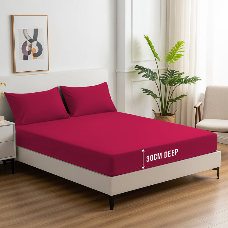 Extra Deep Fitted Sheets 30cm & 40cm