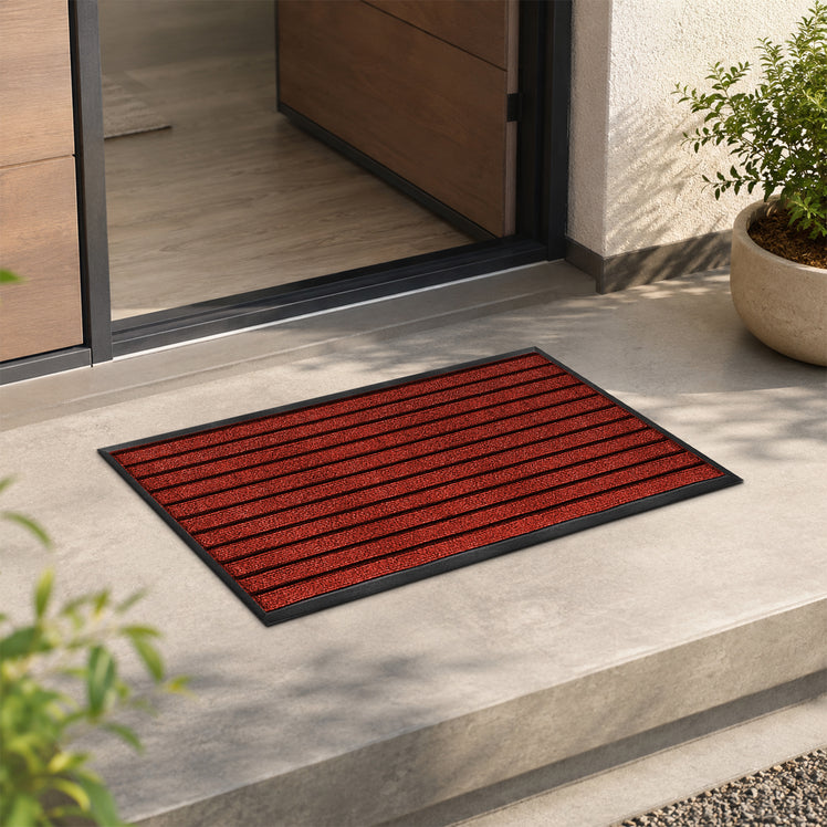 Non-Slip Rubber Door Mat – Washable Indoor & Outdoor Mat