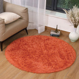 Round Shaggy Rugs Faux Fur Soft Fluffy